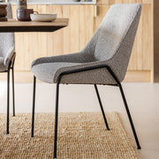 Boucle Dining Chairs (Set of 2)