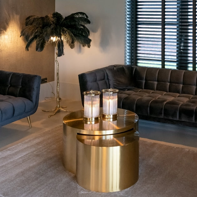 Gold Coffee Tables (Set of 2) Limited Abode