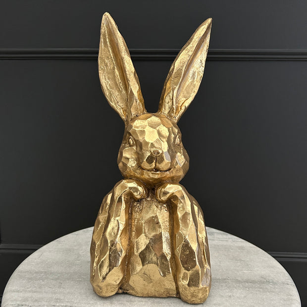 Gold Rabbit Head
