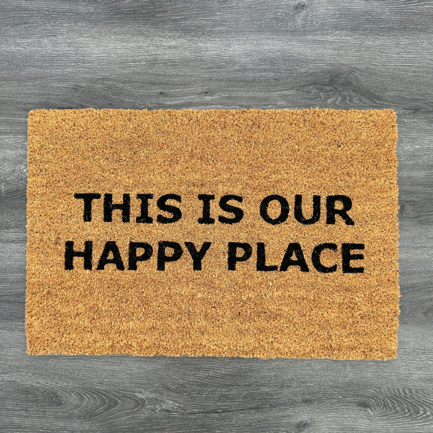 Happy Place Doormat Limited Abode