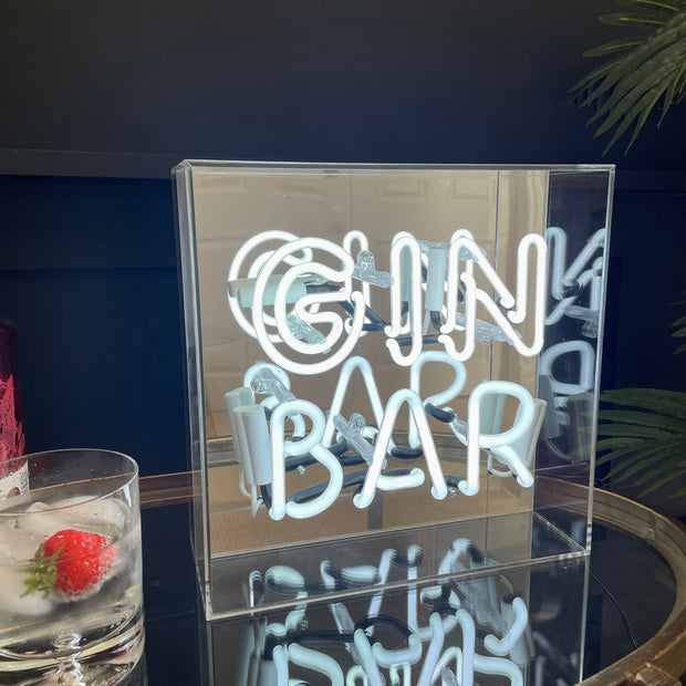 Gin Bar Neon Sign