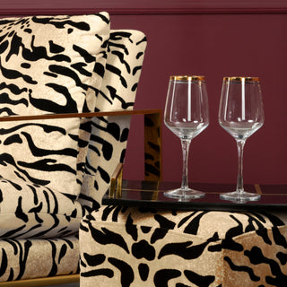 Animal Print Armchair