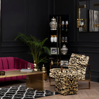 Animal Print Armchair