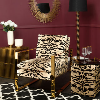 Animal Print Armchair