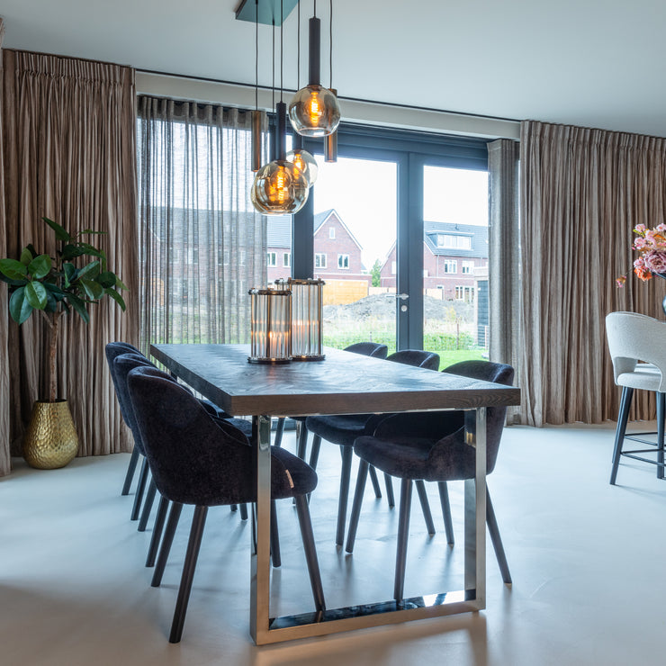 Black Dining Room Table