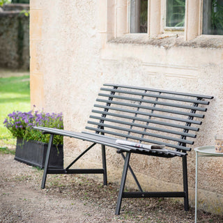 Black Garden Bench