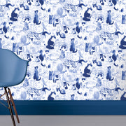 Blue Cats Wallpaper