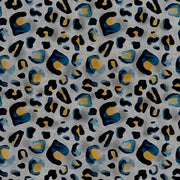 Blue Leopard Print Wallpaper