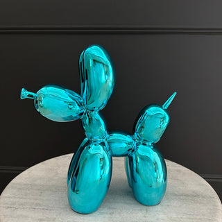 Blue Metallic Balloon Dog - Limited Abode