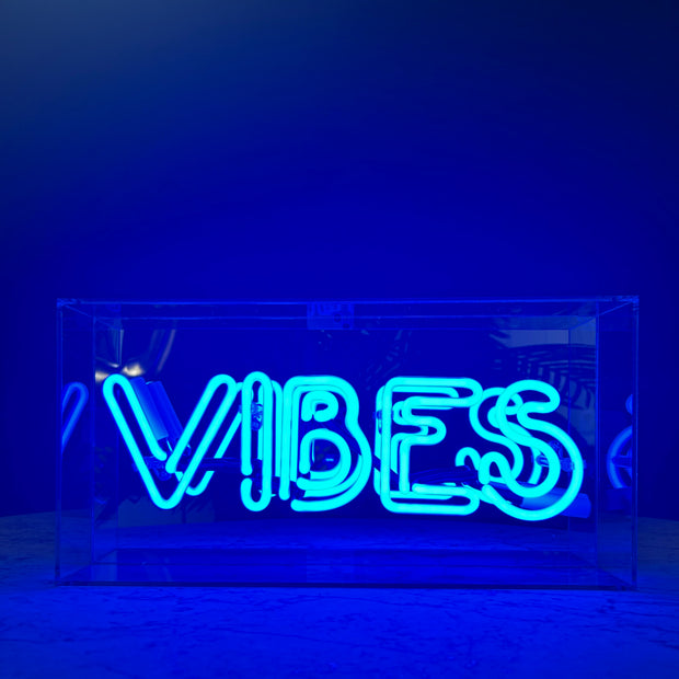 Blue Neon Sign