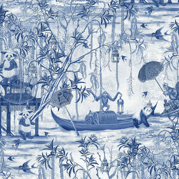 Blue Panda Wallpaper