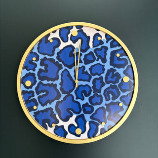 Blue Wall Clock