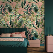 Blush Tropical Wallpaper