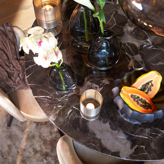 Brown Marble Dining Table