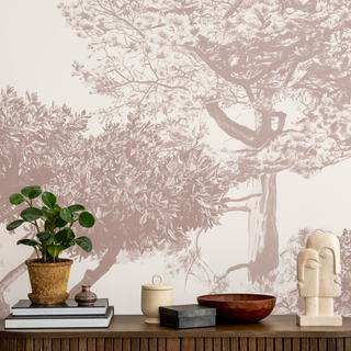 Brown Trees Wallpaper Mural