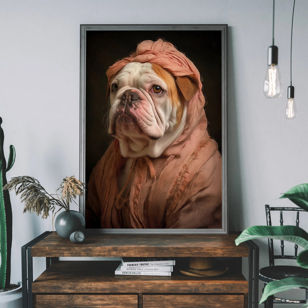 Bulldog Art Poster
