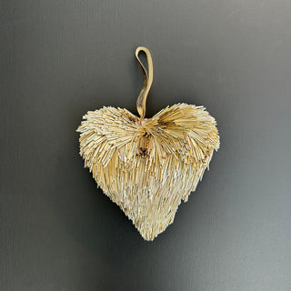 Champagne Heart Ornament