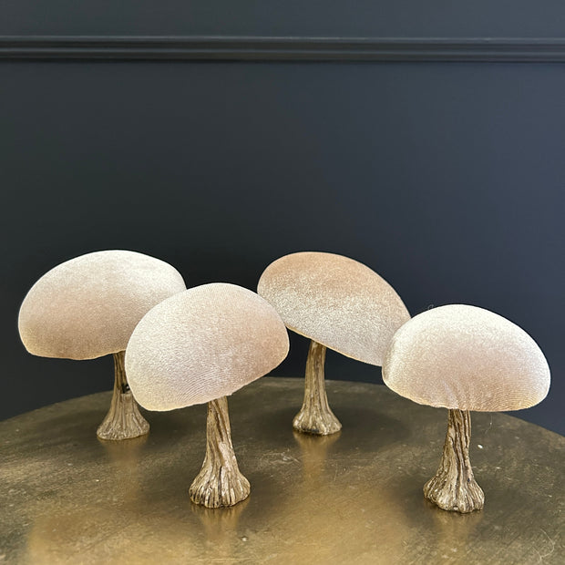 Champagne Mushroom Ornaments (Set of 2)
