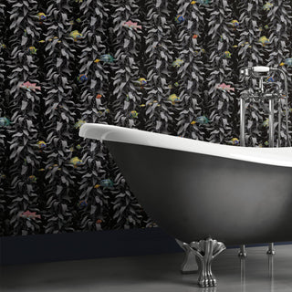 Charcoal Underwater Wallpaper - Limited Abode