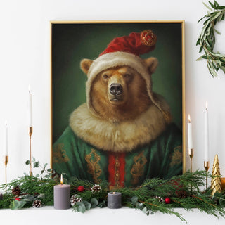 Christmas Bear Art