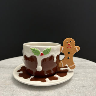 Christmas Cup & Saucer