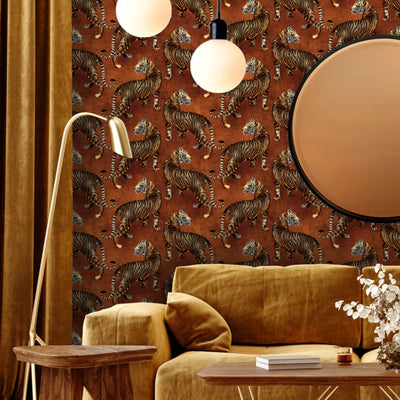 Copper Tiger Wallpaper