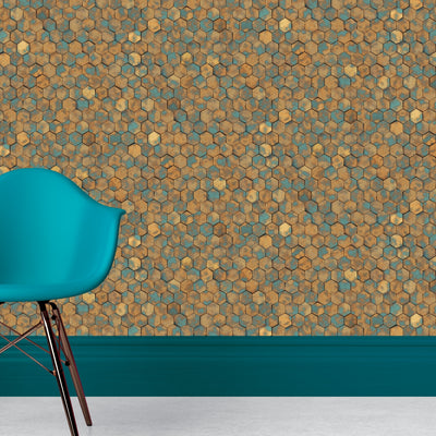 Copper Tile Wallpaper
