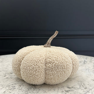 Cream Boucle Pumpkin