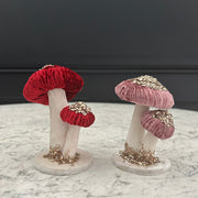 Decorative Mushroom Clusters (Set of 2)