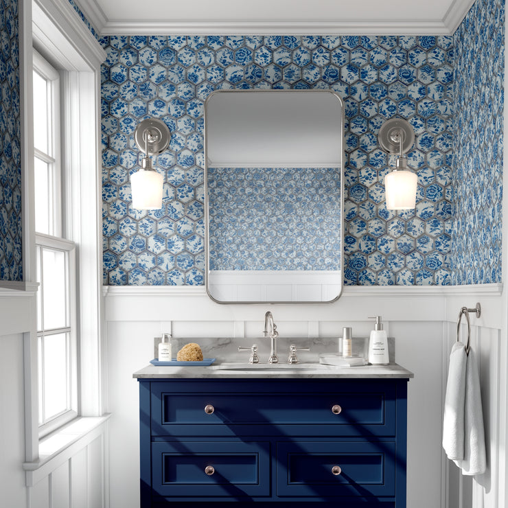 Delft Tile Wallpaper