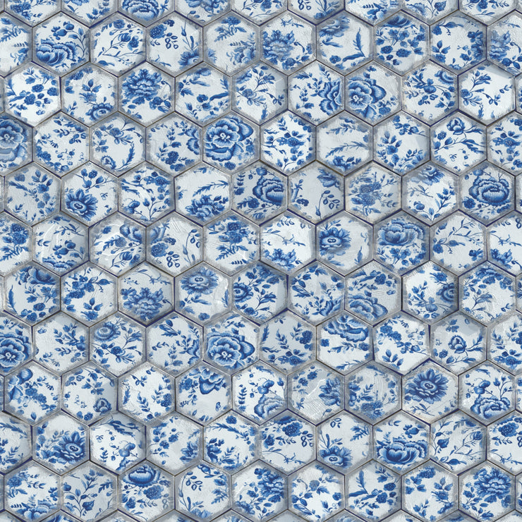 Delft Tile Wallpaper