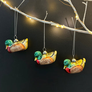 Duck Christmas Baubles (Set of 3)