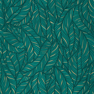 Emerald Leaves Wallpaper