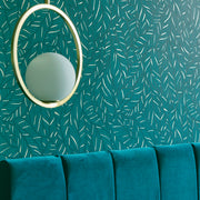 Emerald Leaves Wallpaper