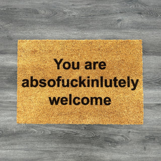 Funny Welcome Doormat