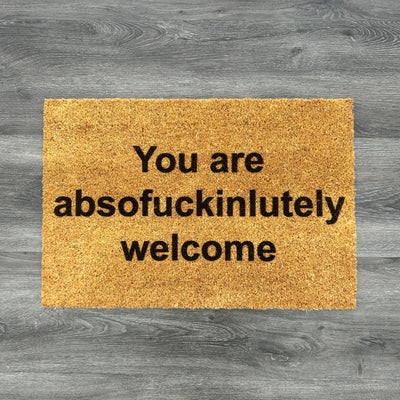Funny Welcome Doormat
