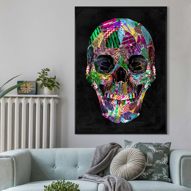Geometric Skull Art