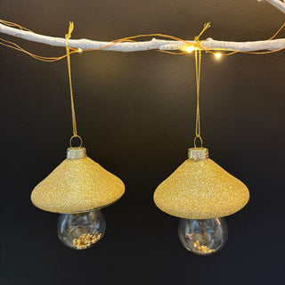 Glitter Mushrooms (Set of 2)