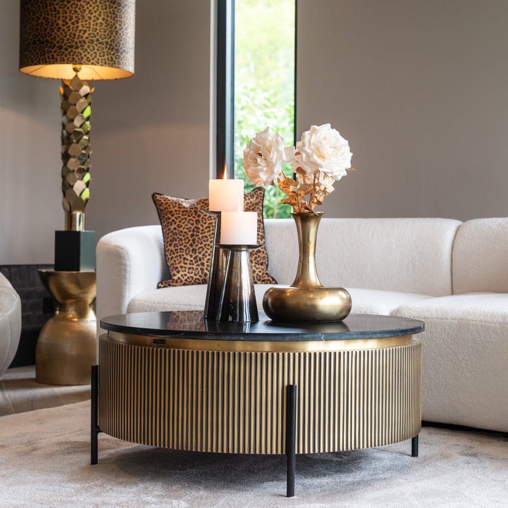 Gold Coffee Table - Limited Abode