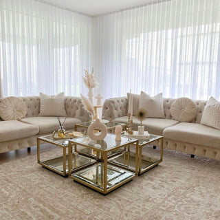 Gold Coffee Tables (Set of 4)