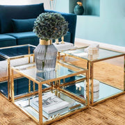 Gold Coffee Tables (Set of 4)