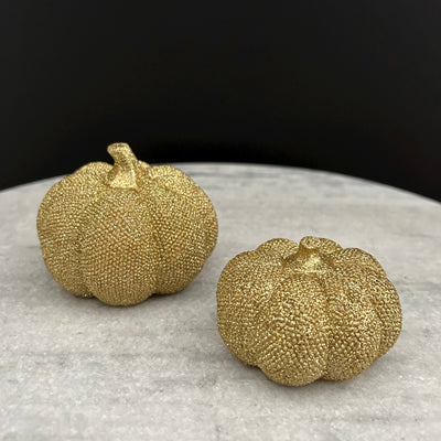 Gold Pumpkins (Set of 2)