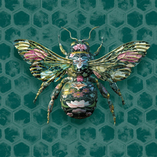 Green Bee Wallpaper