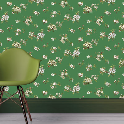 Green Blossom Wallpaper