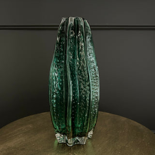 Green Glass Vase