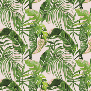 Green Palm Leaves Wallpaper