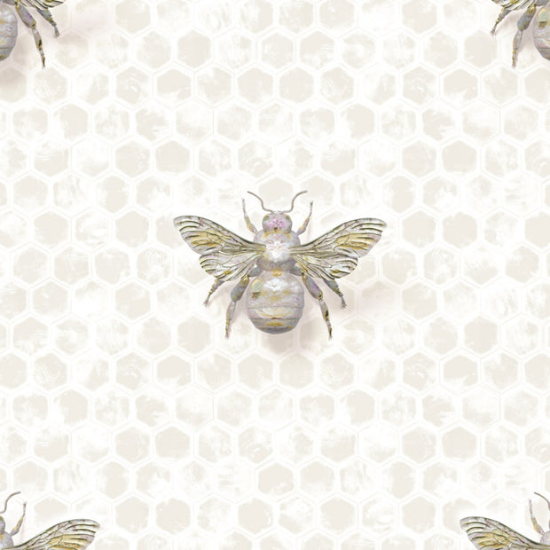 Grey Bee Wallpaper