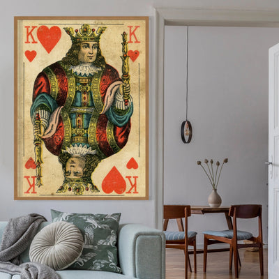 King Playing Card Art