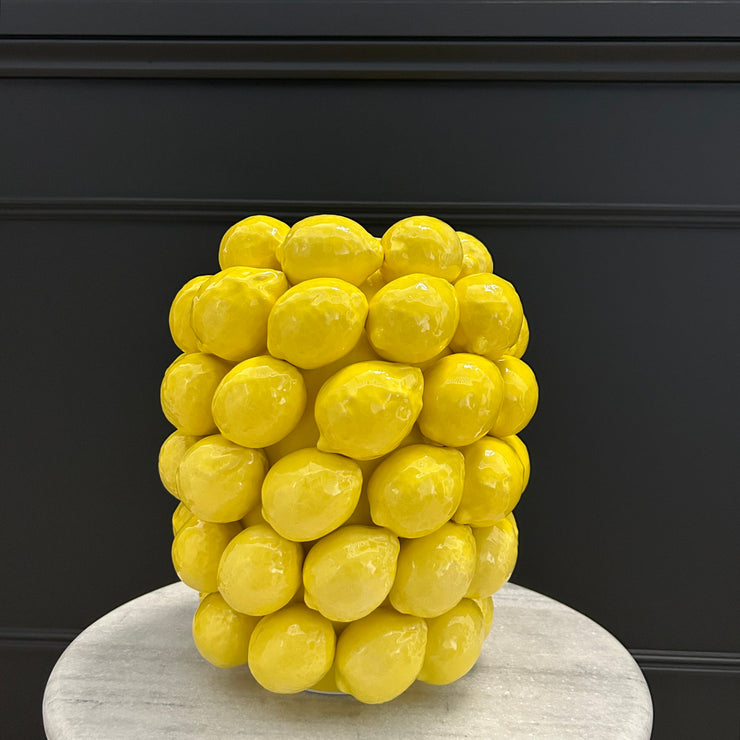 Large Lemons Vase