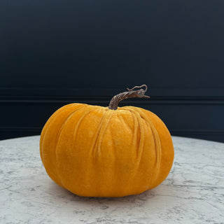 Large Velvet Pumpkin